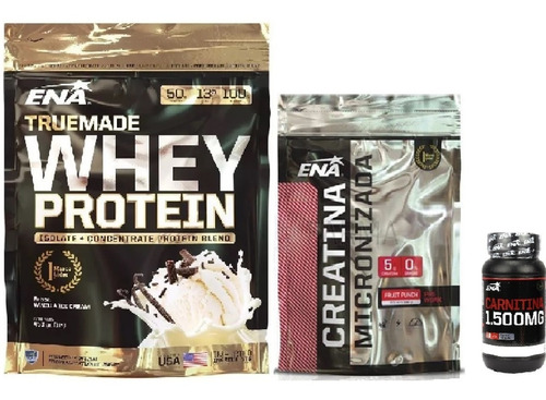 Promo:whey Protein X453 Gr+carnitina 1500mg+creatina Ena