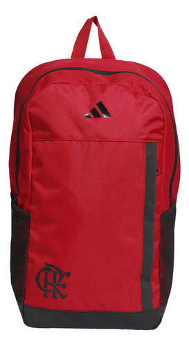 Mochila Cr Flamengo adidas Cor Vermelho Desenho do tecido Liso