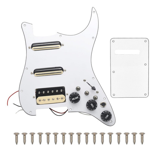 Guitarra Eléctrica Divisora Ssh Coil Pickguard 2 Humbucker +