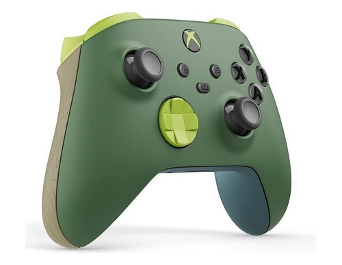 Imagen 2 de 4 de Control Inalámbrico Xbox Series X|s, Xbox One Especial Remix Verde