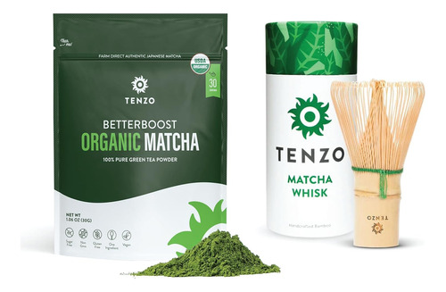 Tenzo Matcha - Polvo De Té Verde Betterboost (1.06 Oz) Con B