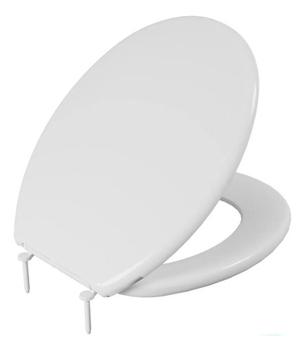 Tampa Assento Sanitário Oval Universal Slim Almofadado Astra Cor Branco 44.7 cm x 37 cm