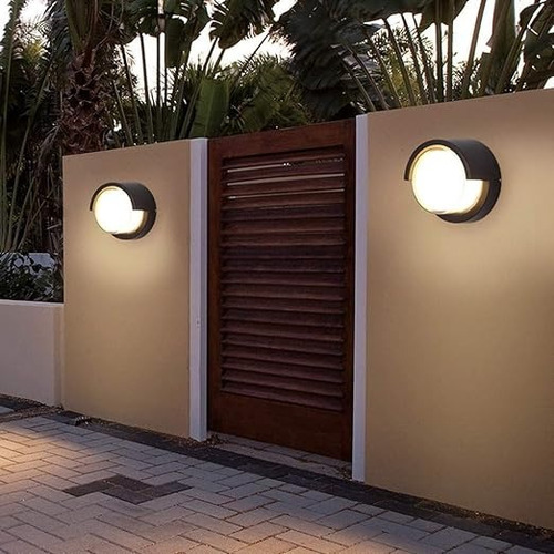 Lampara De Pared Aplique 15w Balcon Terraza Entrada Exterior