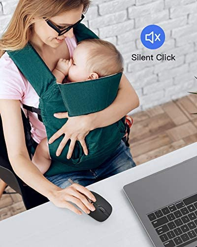 Mouse Sem Fio Inateck 2.4g Slim Mouse Com 2 Nano Receiver U