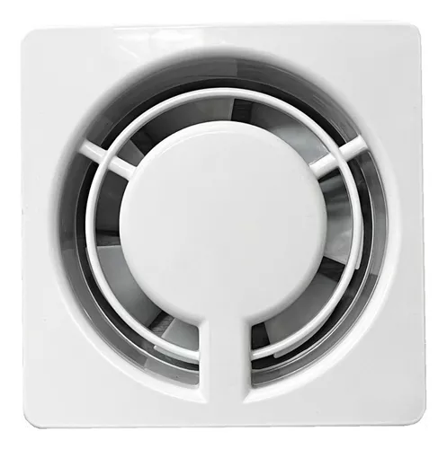 Extractor De Aire 15x15 P/baño Baño-cocina Ecoclima Blanco