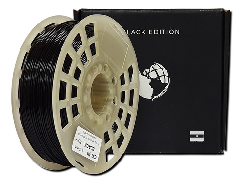 Filamento Gst 3d Pla+ Black Edition X 1kg 320mt