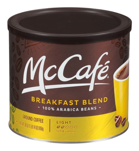 Cafe Molido Breakfast Blend Mccafe 850 Grs