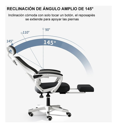 Mesa Y Silla Ergonómicas Ajustables De Malla Transpirable
