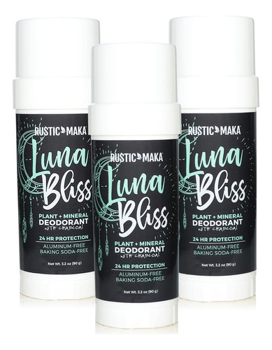 Rustic Maka Desodorante Natural, Luna Bliss, Sin Aluminio, S
