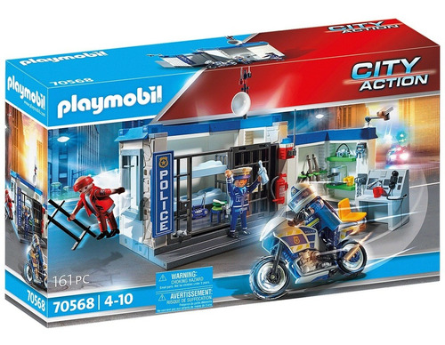 Muñeco Escape De La Prisión Playmobil City Action 70568