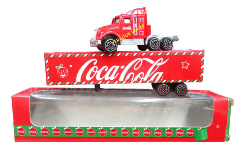 Trailer Camioncito Coca Cola Con Caja Mas Regalo