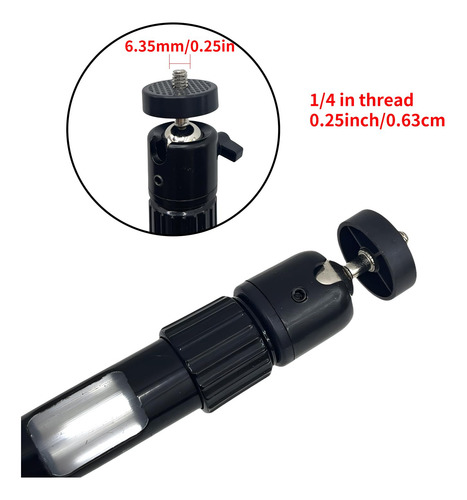 Adaptador Giratorio Universal De 1/4 Para Cámaras Y Trípodes