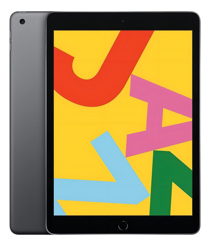 iPad 7th generation 2019 A2198 10.2" com rede móvel 128GB space gray 3GB de memoria RAM - Bom (Recondicionado)
