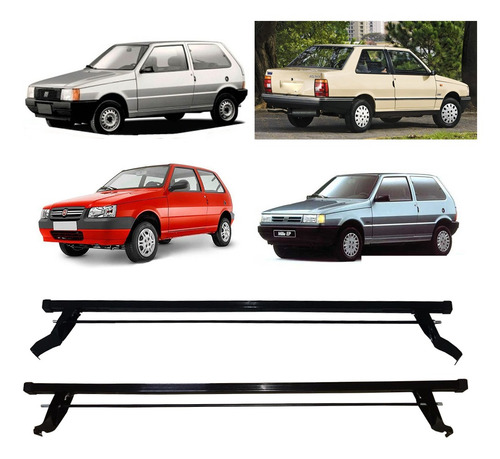 Imagem 4 de 4 de Rack Teto Roca Bagageiros Fiat Uno 95 Até 01 2 Portas 1174