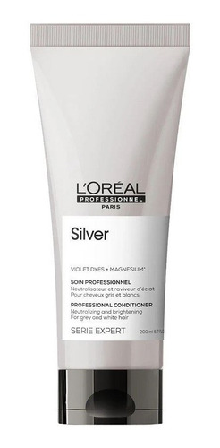 Acondicionador Loreal Silver Matizador Cabello Canasos 200ml