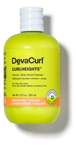 Champô Devacurl Curlheights Volume + Body Boost 355 Ml