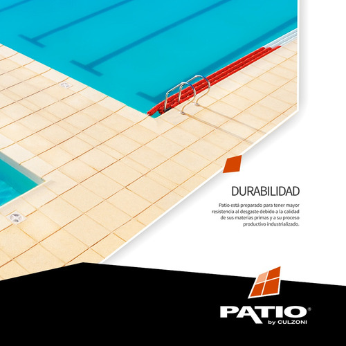 Imagen 7 de 10 de Borde Recto Ballena Piscinas Y Piletas Patio Culzoni 50x40cm