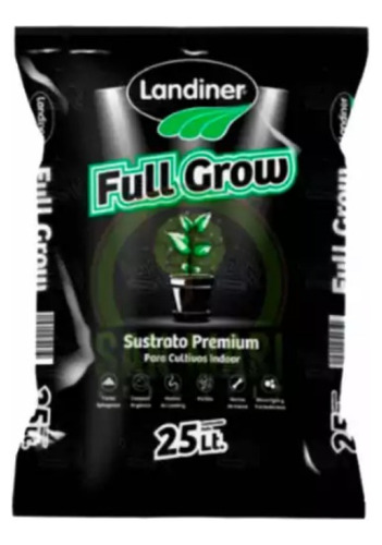 Sustrato Full Grow 25 L Cultivo Indoor Y Exterior Landiner