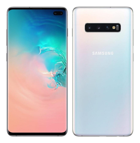 Samsung Galaxy S10+ 128gb Branco Prisma Muito Bom Trocafone