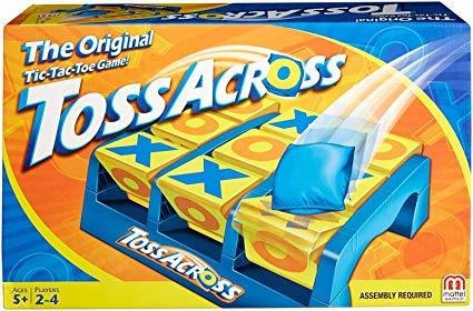 Mattel Juegos Toss A Través Del Juego: The Original Tic-tac-