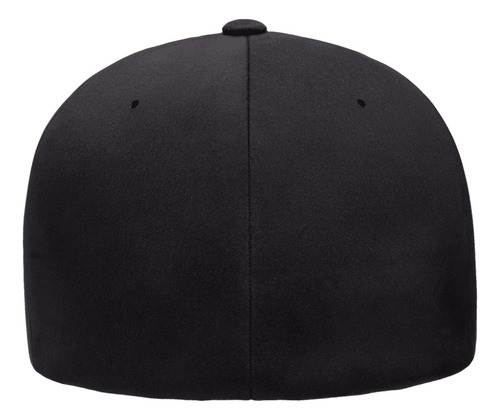 Gorra Flexfit Delta 180 Lisa Personalizada Con Bordado Black S/m