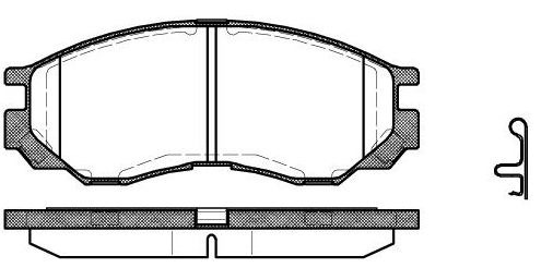 Pastillas De Freno Mitsubishi L 200 Pick Up D/c (01') 01/05