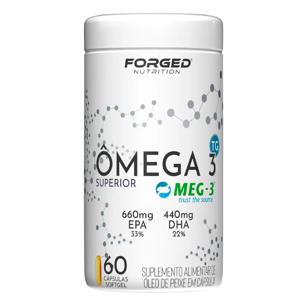 Ômega 3 Tg Meg-3 Superior 33/22 Alta Concentração Epa 660mg Dha 440mg Pureza Certificada -