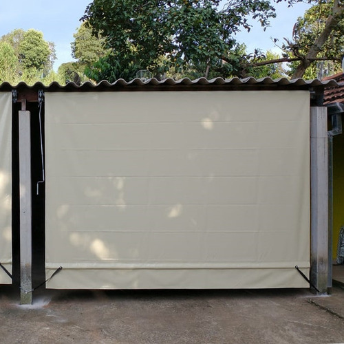 Toldo Retrátil Lona De Tenda 5,20 X 2,20 Área Externa Jardim