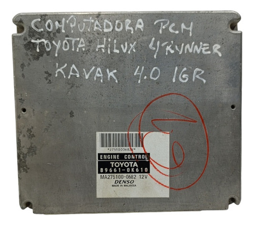 Computadora Toyota Hilux Kavak /fortuner/ 4runner (original)