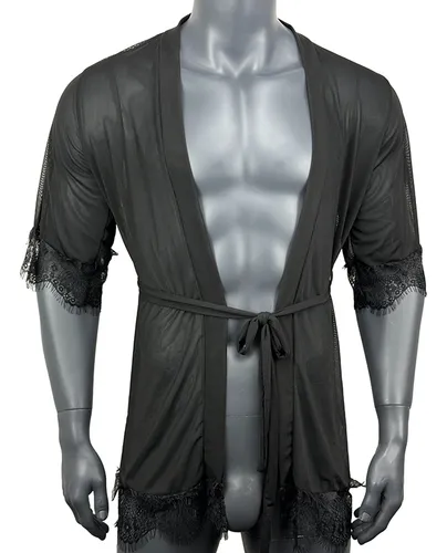 Camisones De Encaje Transparente Para Hombre Y Mujer Con Cue