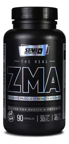 Zma Star Nutrition Zinc Magnesio Y Vitamina B6 X 90 Capsulas Sabor Sin sabor