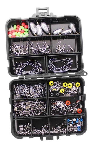 Conjunto Completo De Acessórios De Pesca Com Caixa 160pcs