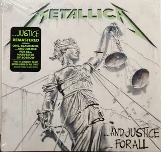 Cd Metallica And Justice For All Remastered Sellado Usa