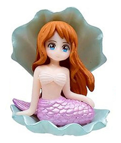 (2 #mold) Decora Una Pequeña Figura De Sirenas Con Bolsa Flo