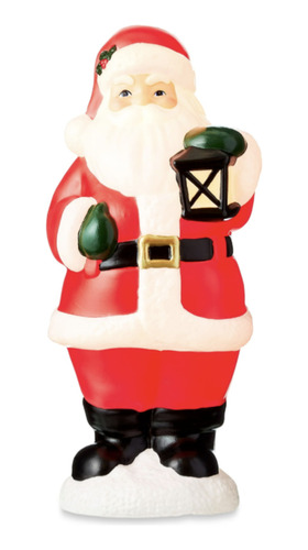 Figura Santa Claus De Plástico Iluminado 24in Holiday Time