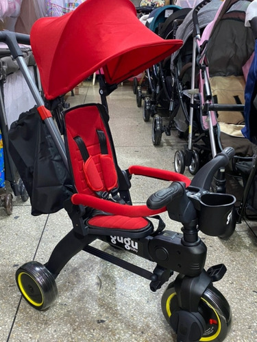 Imagen 2 de 4 de Triciclo De Lujo Portatil Para Niñas Niños