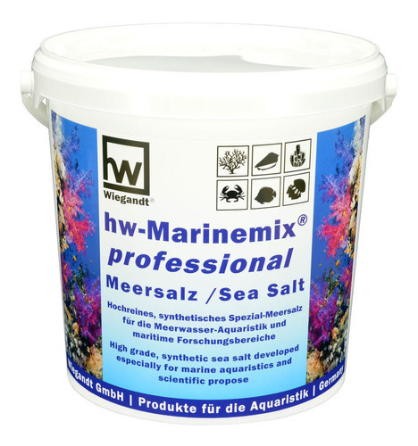 Sal Hw Marinemix Profissional Aquário Peixes Corais 12,5kg