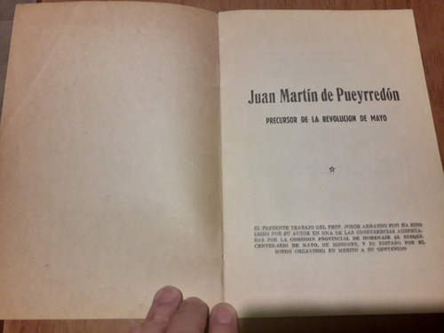 Juan Martín De Pueyrredon Misiones Jorge Pini 1960 (Usado)