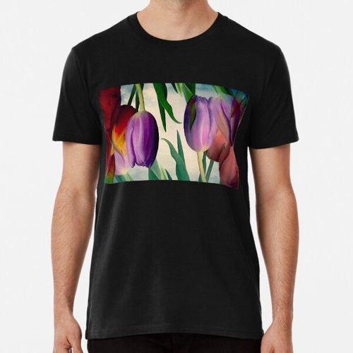 Remera Tulipanes Gone Topsy Turvy Algodon Premium