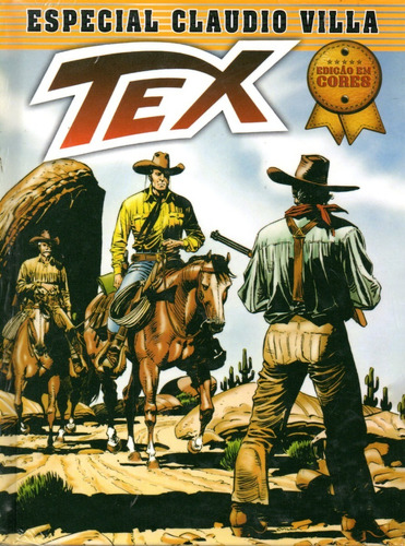 Tex Especial Claudio Villa N° 01 -  Edição Em Cores - Em Português - Editora Mythos - Formato 16 X 21,5 - Bonellihq Cx484 Nov23