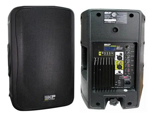 Set x4 Parlantes Instalación Comercial Bluetooth SKP Install 4 KIT 1 Activo  y 3 Pasivos 160W