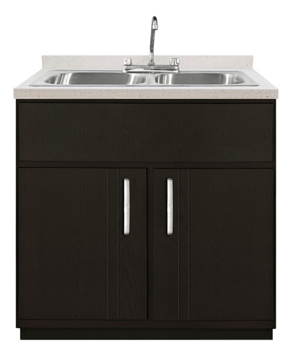 Cocina Integral Tarja100cms Chocolate Venta Solo En Mty