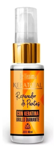 Reparador De Puntas Con Keratina Keratotal 40ml - Bellissima