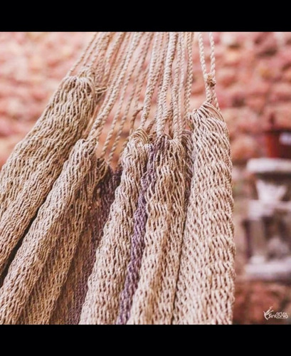 Rede De Dormir Tradicional De Fibra Natural De Buriti/ Tucum