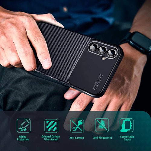 Capa Capinha Case Protetora Aço Carbon Samsung Galaxy S24 Fe
