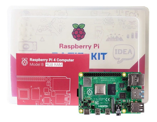 Kit  Raspberry  Pi 4 4gb Mod. B  Computador Placa Reducida 