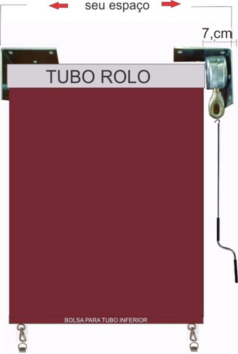 Imagem 5 de 7 de Toldo Cortina 275 Largura X 300 Altura