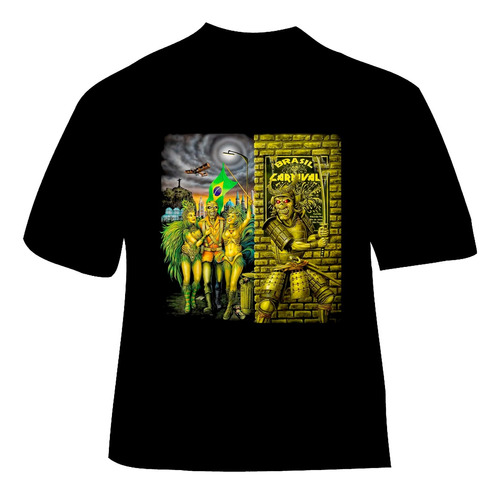 Polera Iron Maiden - Ver 136 - Live Brasil