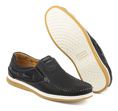 Calzado Cubavera Mocasín Confort Para Hombre Color Azul M