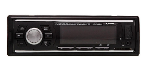 Som automotivo Knup KP-C18BH com USB, bluetooth e leitor de cartão SD